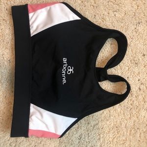 Arbonne high neck sports bra